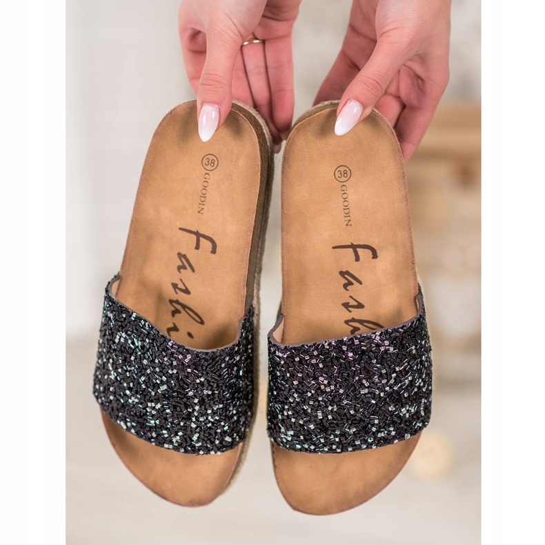 Goodin Fashionable Women's Slippers black 2