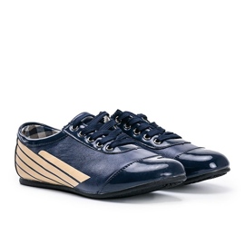 Classic navy blue jazz shoes 028-1 1