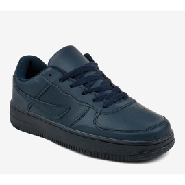 Navy blue sneakers A5236 1