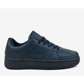 Navy blue sneakers A5236 2