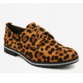 Black jazz shoes, chamois leopard C-7222 multicolored 1