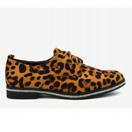 Black jazz shoes, chamois leopard C-7222 multicolored 2