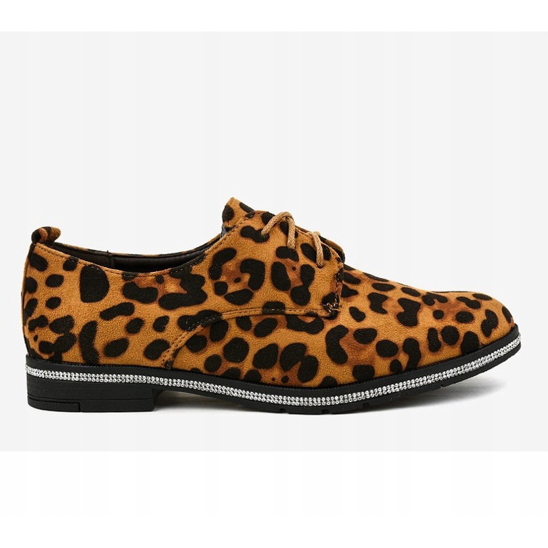 Black jazz shoes, chamois leopard C-7222 multicolored 2