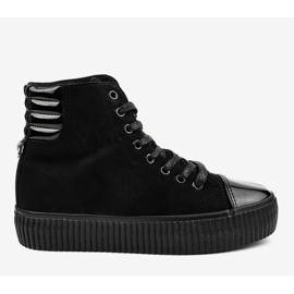 Black sneakers on the women's platform TL-53 2