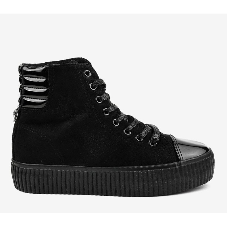 Black sneakers on the women's platform TL-53 2