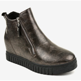 Brown wedge sneakers 1757 1 Brown wedge sneakers 1757 1