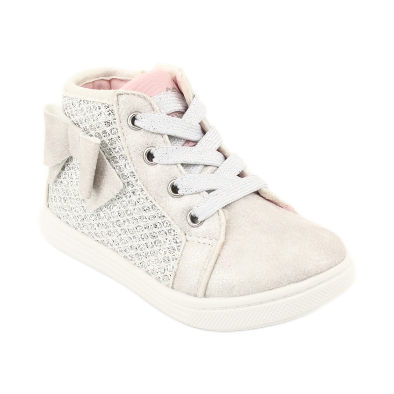 American Club GC17 girls' sports boots white grey 1