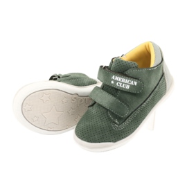 Boots With Velcro American Club GC22 grey green 5