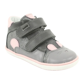 Velcro boots rabbit Bartek 11702 pink grey 1