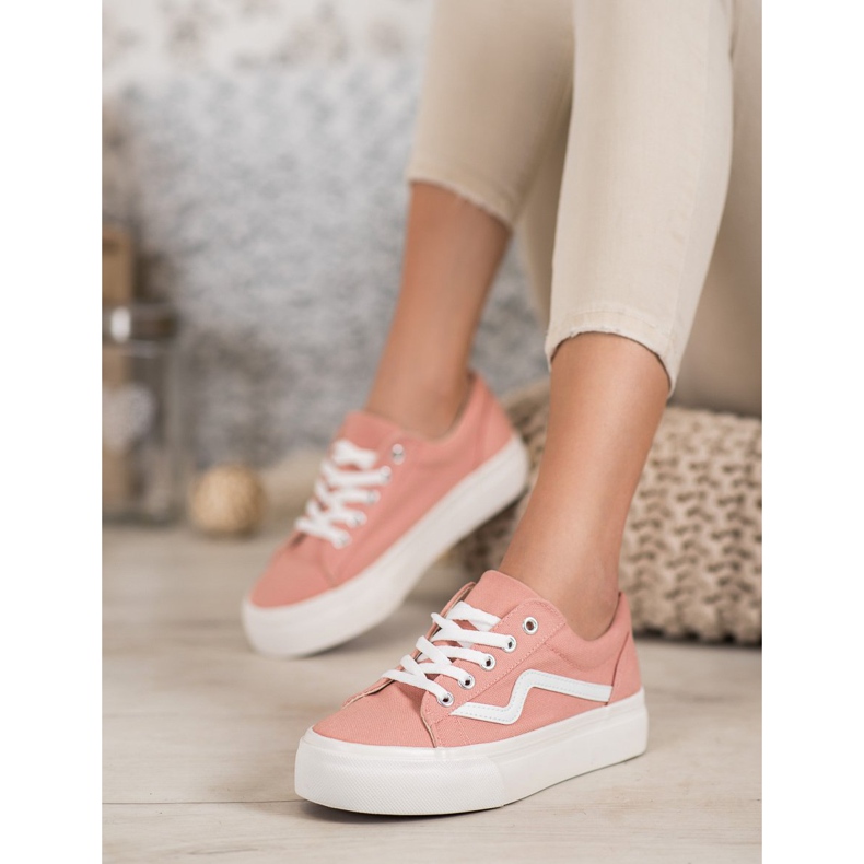 Kylie Fashionable Pink Sneakers 2