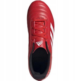 Adidas Copa 20.4 Fg Jr EF1919 football boots red oranges and reds 2