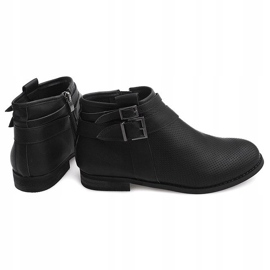 Openwork boots with a zipper H208 Black 1