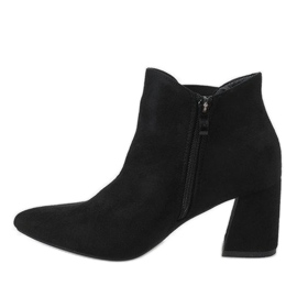Black suede ankle boots on the 4826 post 2