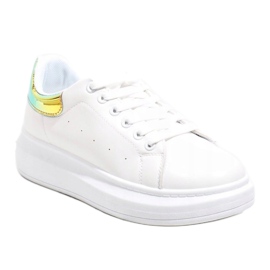 White sneakers with a thick sole 7935-SP 1