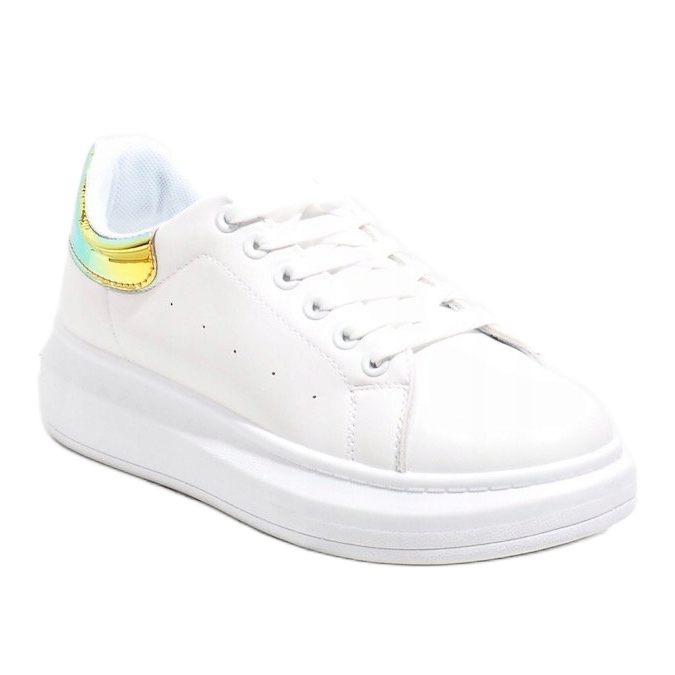 White sneakers with a thick sole 7935-SP 1