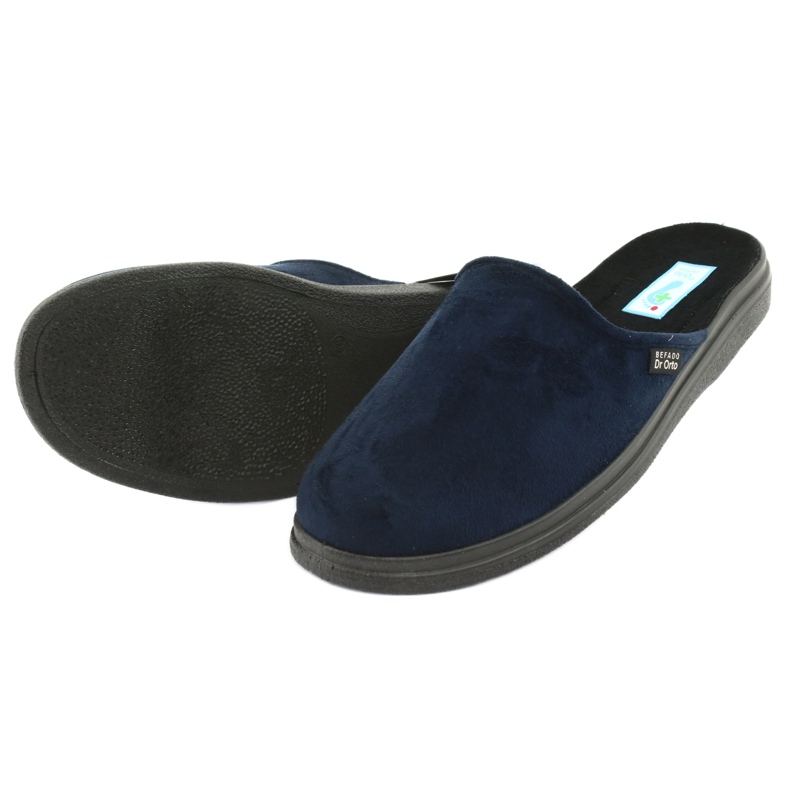 Befado 125m slippers for diabetics navy blue 6 Befado 125m slippers for diabetics navy blue 6