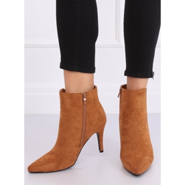 Chelsea boots on a stiletto heel camel TX-1852 Camel brown 2