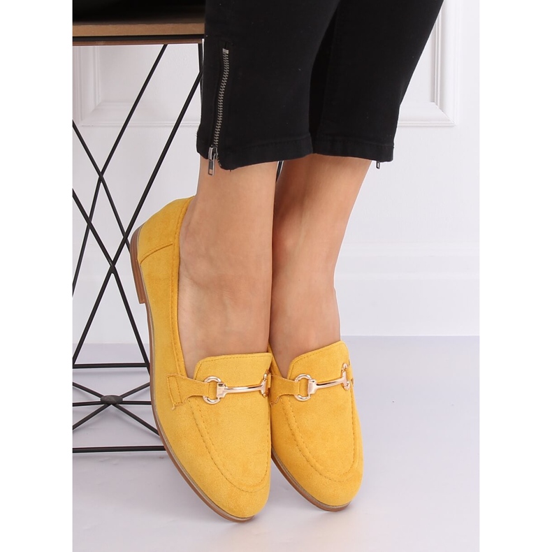 Women's honey loafers T355P Yellow 2