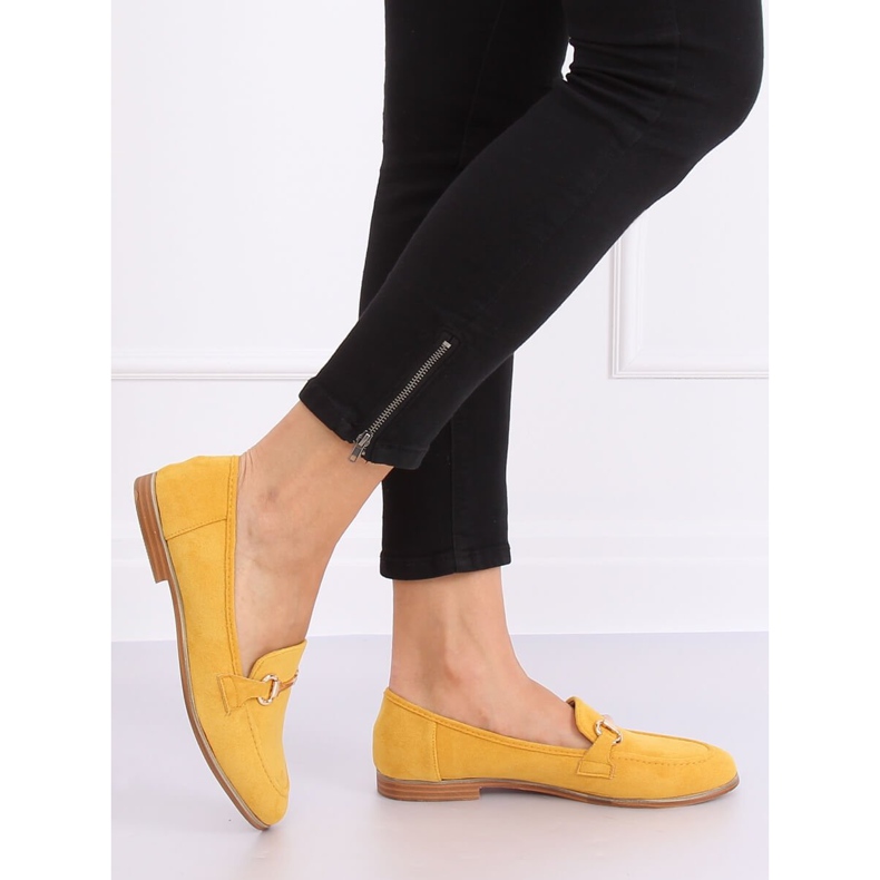 Women's honey loafers T355P Yellow 1