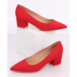 Pumps low heels red A-3370 Red 1