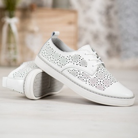 Goodin White Leather Sneakers 2 Goodin White Leather Sneakers 2