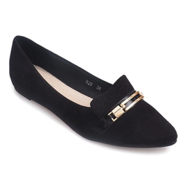 Ballerinas Moccasins With Eco-Suede N26 Black 1