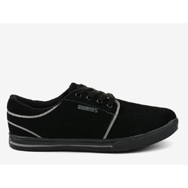 Black men's sneakers MC704-3 2