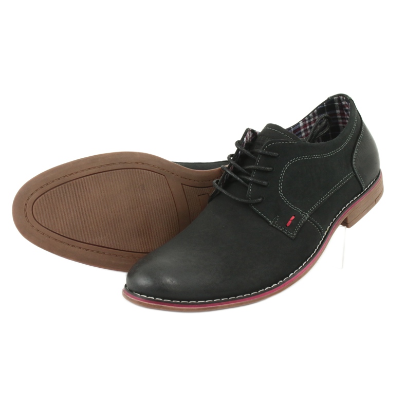 American Club CY01 men's lace-up shoes black 5