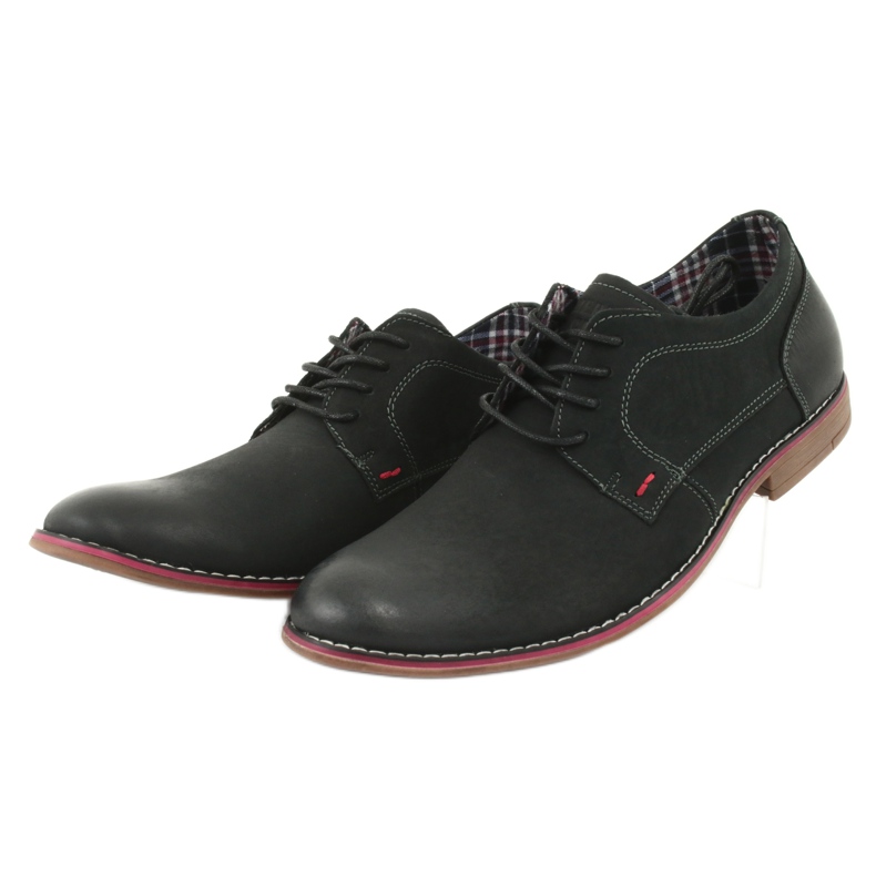 American Club CY01 men's lace-up shoes black 3