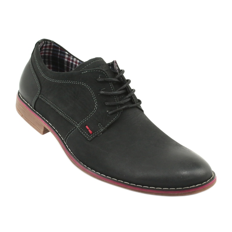 American Club CY01 men's lace-up shoes black 1