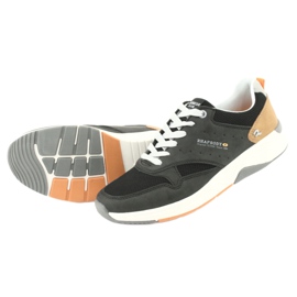 American Club RH19 black men's sports shoes 5