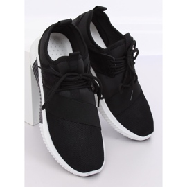 Black 7925-SP Black sports shoes 1