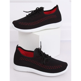 Black MG1517 Black sports shoes 1