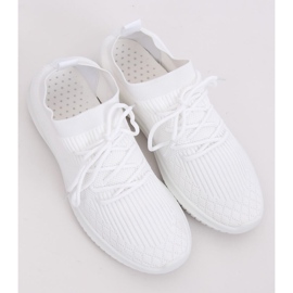 White sports shoes 7753-Y White 1 White sports shoes 7753-Y White 1