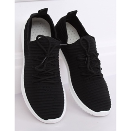 Black sports shoes 7759-Y Black 2