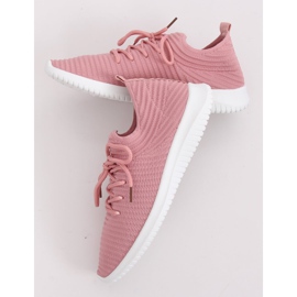 Pink 7759-Y Pink sports shoes 1