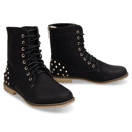 Richly Decorated Boots 1511-2 Black 1