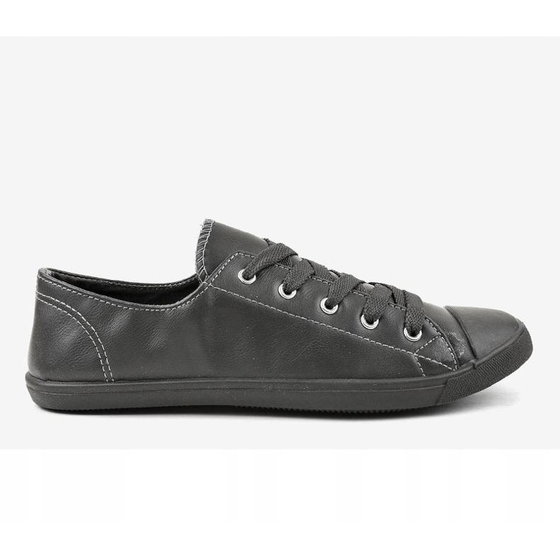 Gray sneakers with a bow 3057-3 grey 2