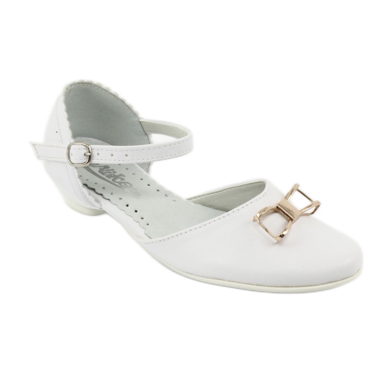 Pumps communion ballerinas Miko 707 white 1