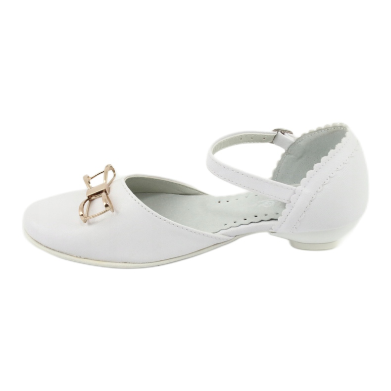 Pumps communion ballerinas Miko 707 white 2