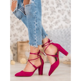 Goodin Tied Pumps pink 1 Goodin Tied Pumps pink 1