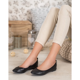 Goodin Black Ballerinas With Eco Leather 2