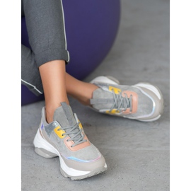 Marquiz Stylish Sneakers On The Platform grey multicolored 1