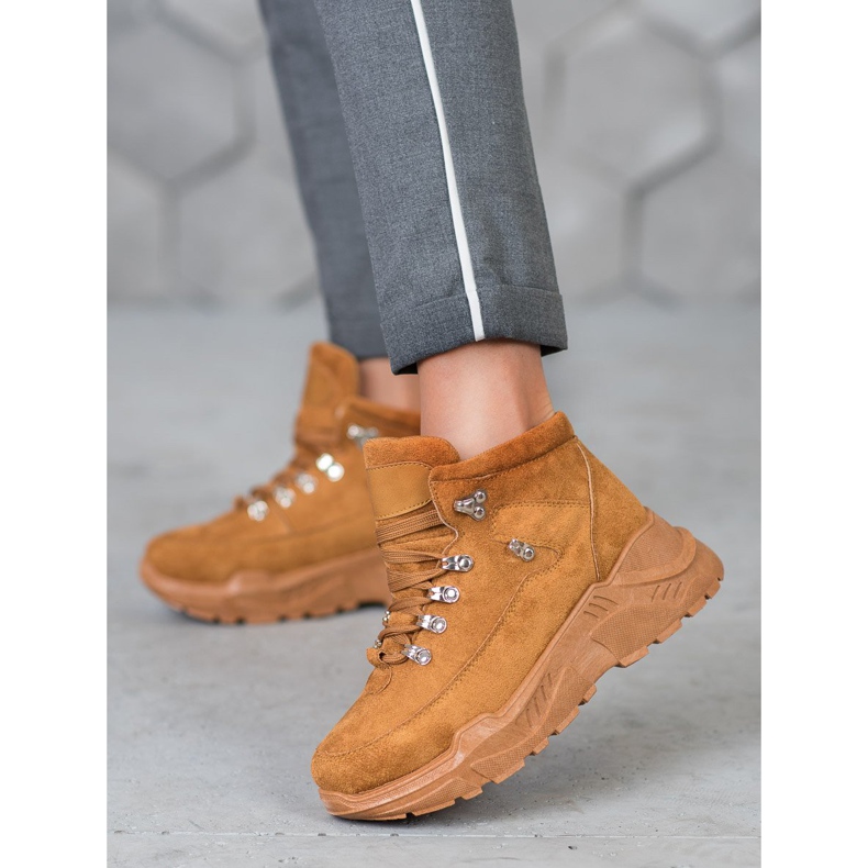 Queentina Suede Sneakers brown 2 Queentina Suede Sneakers brown 2