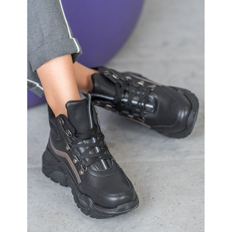 Queentina Warm Sneakers black 1 Queentina Warm Sneakers black 1