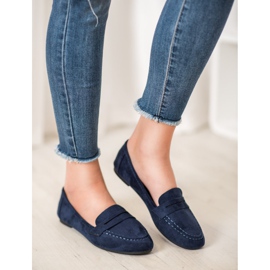 Fama Classic loafers navy blue blue 2