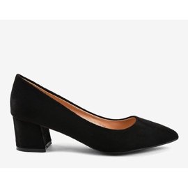 Black suede pumps on the FM1089 post 2