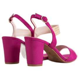 Filippo Elegant Sandals On A Bar pink 1