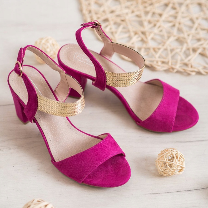 Filippo Elegant Sandals On A Bar pink 2