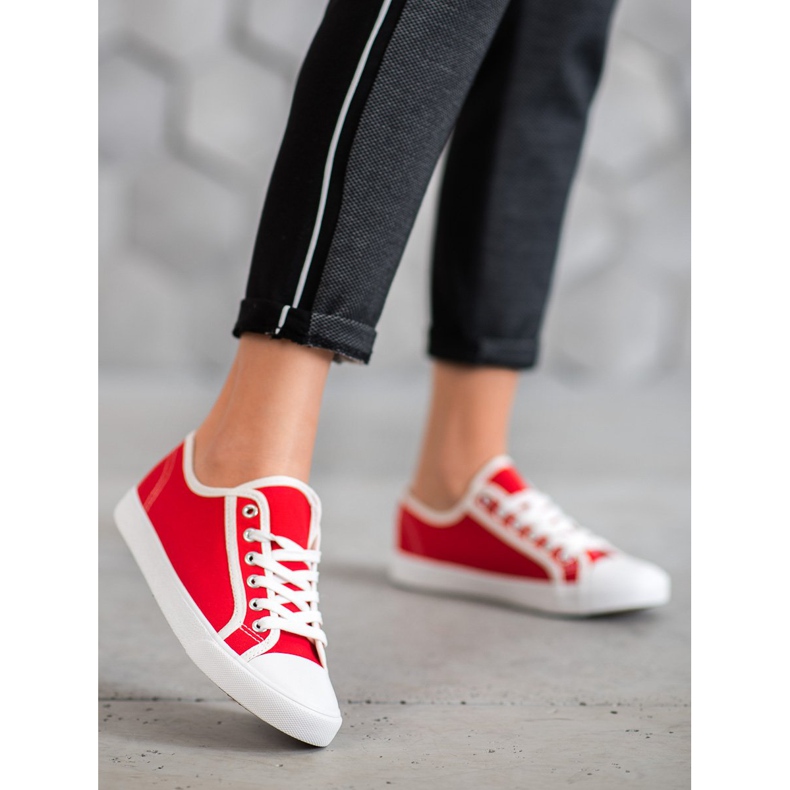SHELOVET Red Sneakers 1